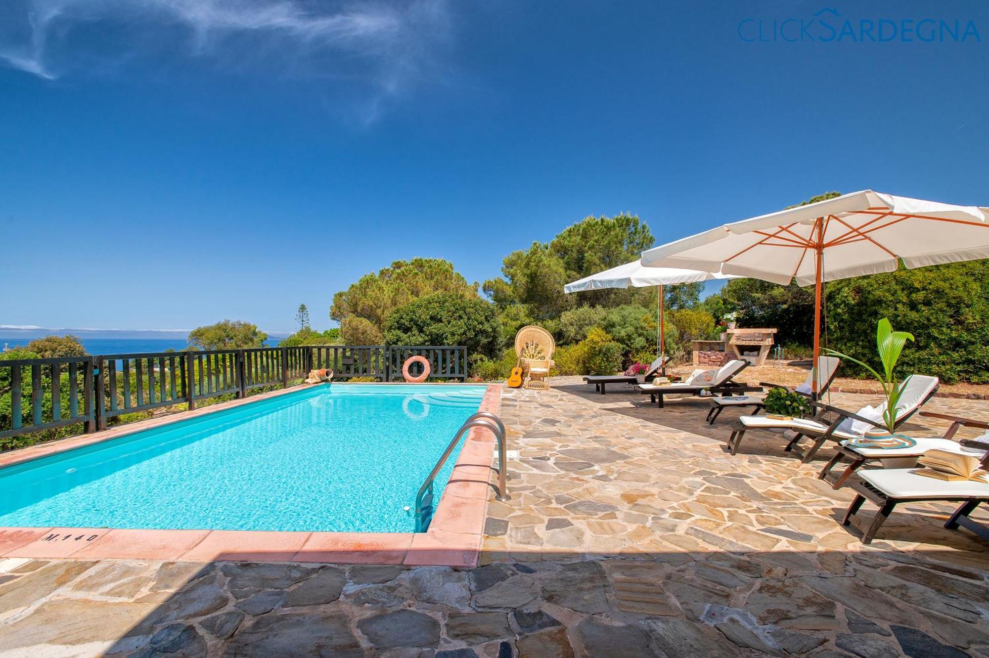 Alghero Villa Barranch With Sea View Swimming Pool For 6 People Ngoại thất bức ảnh