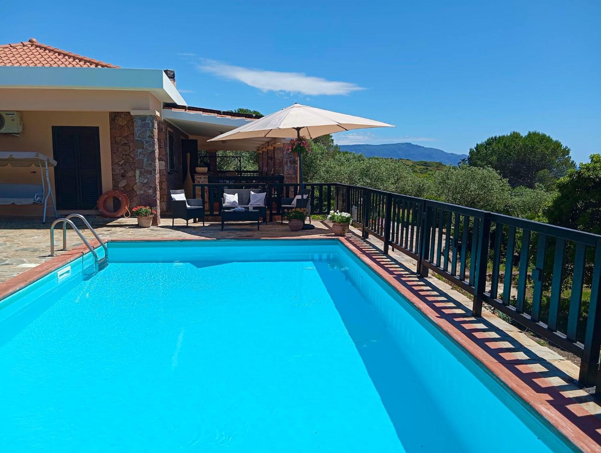Alghero Villa Barranch With Sea View Swimming Pool For 6 People Ngoại thất bức ảnh
